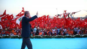 Говорот на претседателот Ердоган на Митингот за демократија и шехидите