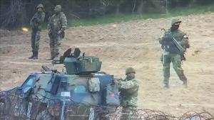 希腊武装部队在罗德岛举行演习