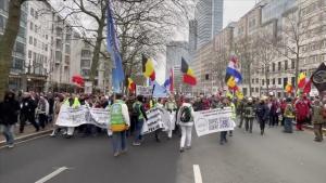 Covid-19 : Manifestation européenne à Bruxelles contre les restrictions sanitaires