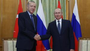 Започна срещата между президентите Ердоган и Путин