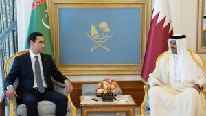 قطر بیلن تۆرکمنیستان قاتناشیقلارینی اؤسدۆریأر