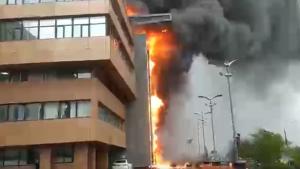 Incendiu într-un hotel din Moscova