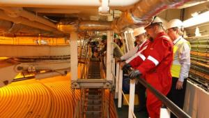Започва полагането на кабелите за контролната връзка с газовото находище в Черно море...