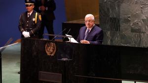 محمود عباس خواستار قبول عضویت کامل فلسطین در سازمان ملل شد