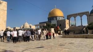 اسرائیلی باشندوں کی مسجد اقصی کی بے حرمتی کی کارروائیاں جاری