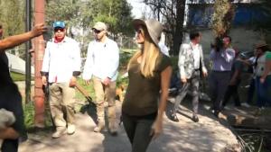 Paris Hilton entrega ayuda a los damnificados del terremoto del 19 de septiembre