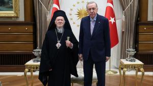 Patriarhul Bartolomeu, primit de președintele Erdoğan: discuții despre minoritățile din Siria