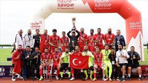 Эрдоган Ампутанттар улуттук курама футбол командасын куттуктады