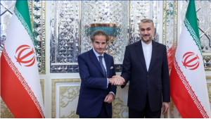 دیدار وزیر خارجه ایران و مدیر کل آژانس بین‌المللی انرژی اتمی در تهران