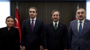 Fahrettin Altun a accueilli Vusal Guliyev à Ankara