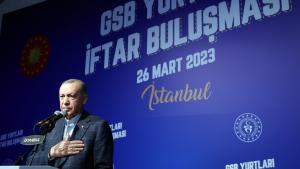 جمهور باشقانی اردوغان زلز‌له قوربان‌لاری ایله بیر آرایا گلیب