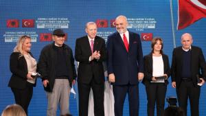 Президент Ердоған Албанияда тұрғын үй тапсыру рәсіміне қатысты