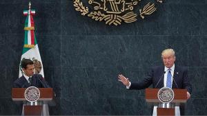 Donald Trump visita México con un encuentro con Peña Nieto