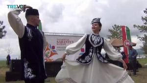 Türkiyädä İskeşähärdä tatar awılında Sabantuy