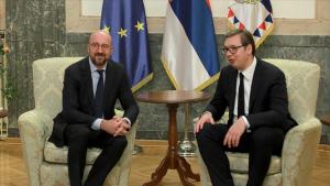 Vučić nakon sastanka s Michelom: Srbija u potpunosti opredeljena evropskom putu