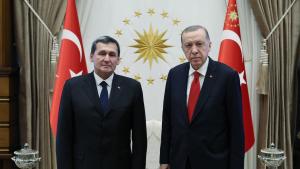 Президентът Ердоган прие външншния министър на Туркменистан Рашид Мередов