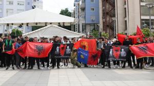 تظاهرات آلبانیایی‌ها در شمال کوزوو