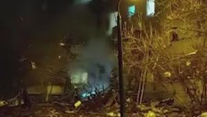 Un bloc de apartamente din capitala Kiev a fost vizat de forțele Rusiei