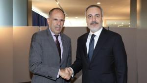 საგარეო საქმეთა მინისტრი ფიდანი ნიუ-იორკში თავის ბერძენ კოლეგას იერაპეტრიტისს შეხვდა