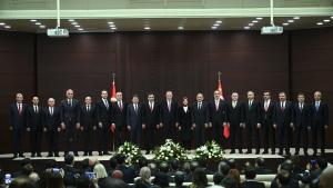 Президент Ердоған жаңа министрлер кабинетін таныстырды