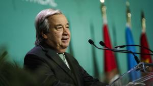António Guterres: “Nos destruimos tratando a la naturaleza como un inodoro”
