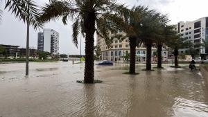 متحدہ عرب امارات: ملکی تاریخ کی شدید ترین بارشیں، پروازیں اور تعلیمی سرگرمیاں معطل