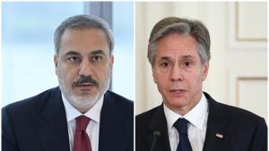 واشنگٹن  میں وزیر خارجہ حقان فیدان کی اپنے امریکی ہم منصب سے ملاقات
