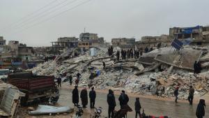 d'm'sh'g在受土耳其地震影响的该国北部地区宣布国哀