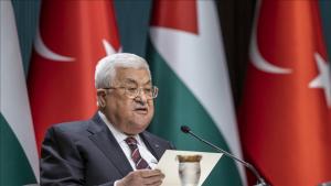 El presidente palestino Mahmud Abás llega a Türkiye el 5 de marzo