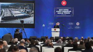 Erdogan na otvaranju fabrike papira: Samo ovaj objekat će okončati uvoz od 250 miliona