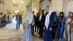 همسر رئیس‌جمهور آذربایجان از موزه مولانا در قونیه بازدید کرد