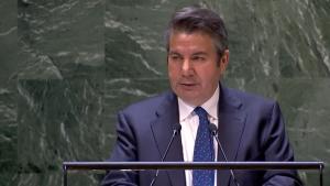 奥纳尔在联合国乌克兰问题高级别会议上发表讲话