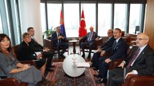 Erdogan reuniu-se com Edi Rama e Aleksandar Vucic nos EUA