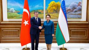 Turkiya vitse-prezidenti Jevdet Yilmaz Tanzila Norboyeva bilan uchrashdi
