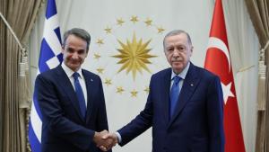 Mitsotakis chegou a Ancara para reunir com o Presidente Erdogan