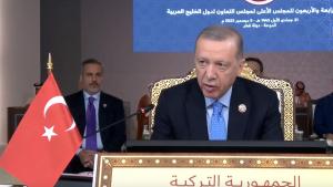Erdoğan a susținut un discurs la Summitul Consiliului de Cooperare al Golfului