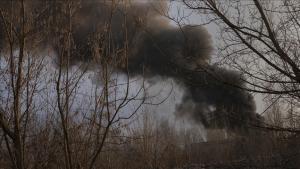 俄罗斯对乌克兰斯洛维扬斯克市发动导弹袭击