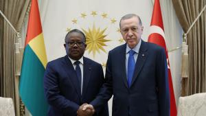 Erdogan reuniu-se com o Presidente da Guiné-Bissau