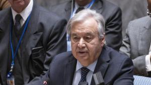 Guterres: A Gaza serve un vero cessate il fuoco umanitario
