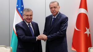A török-üzbég kapcsolatról egyeztetett Erdoğan és Mirziyoyev