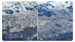 Kahramanmaraş antes y después del terremoto