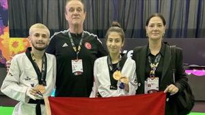 Jugadores turcos de para taekwondo ganaron 2 medallas de bronce