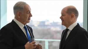 Olaf Şolts və Benyamin Netanyahu arasında telefon danışığı olub