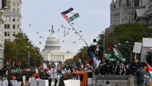 تظاهرات حمایت از فلسطین و آغاز کمپین ضدبایدن در آمریکا