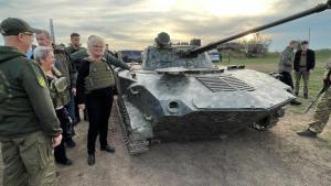 германийә мудапиә миниситири украинада зийарәттә болди