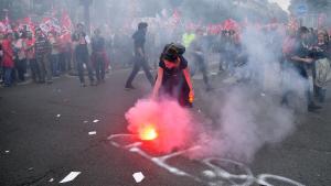 تظاهرات در شهر تولوز فرانسه