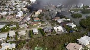 توفان ایان در فلوریدا ویرانی و سیل عظیمی به بار آورد