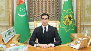 تۆرکمنیستان ینگ جمهورباشلیغی سردار بردی محمدوف أنِو شهری حاقیندا کیتاپ یازدی