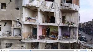 叙利亚东古塔的某些街区已被变为坟场