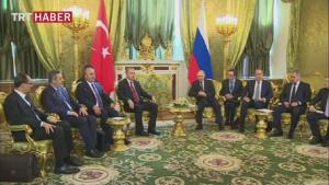 Megkezdődött az Erdogan és Putyin közötti találkozó